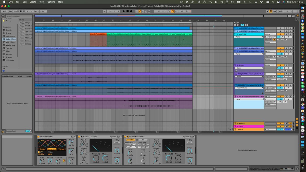 Airbnb Layla Ableton Live Screenshot