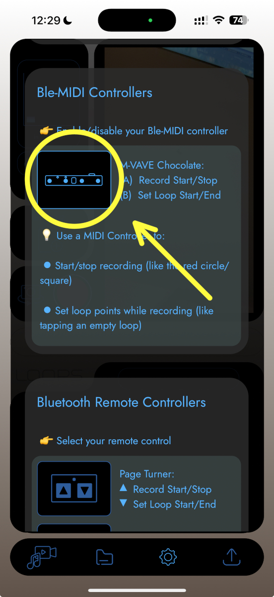 Enable M-Vave Chocolate to control Muser Studio